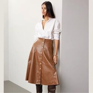 Zara Leather Skirt NWT